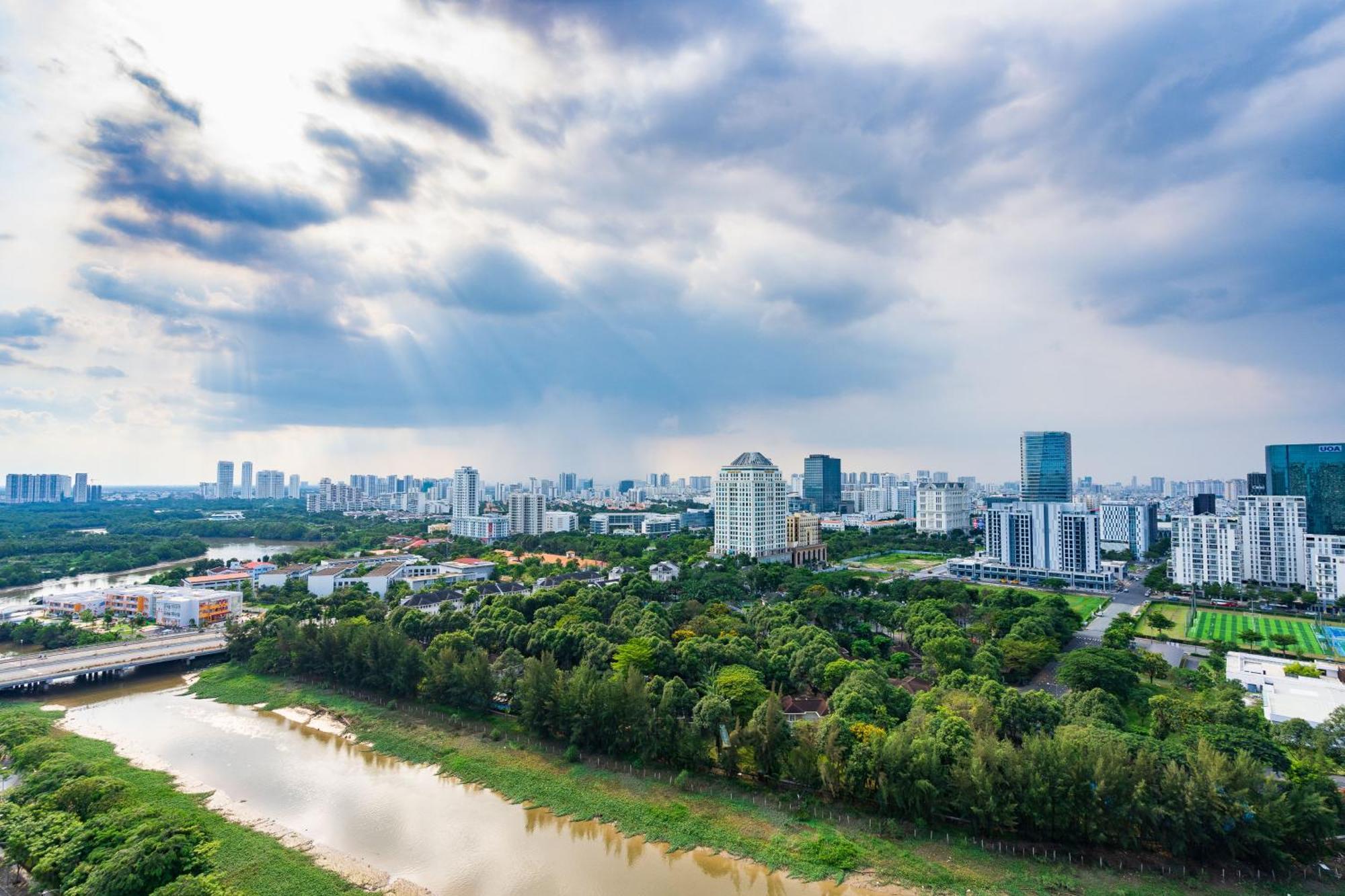 Апарт отель Convinia Luxury The Peak Midtown Хошимин Экстерьер фото